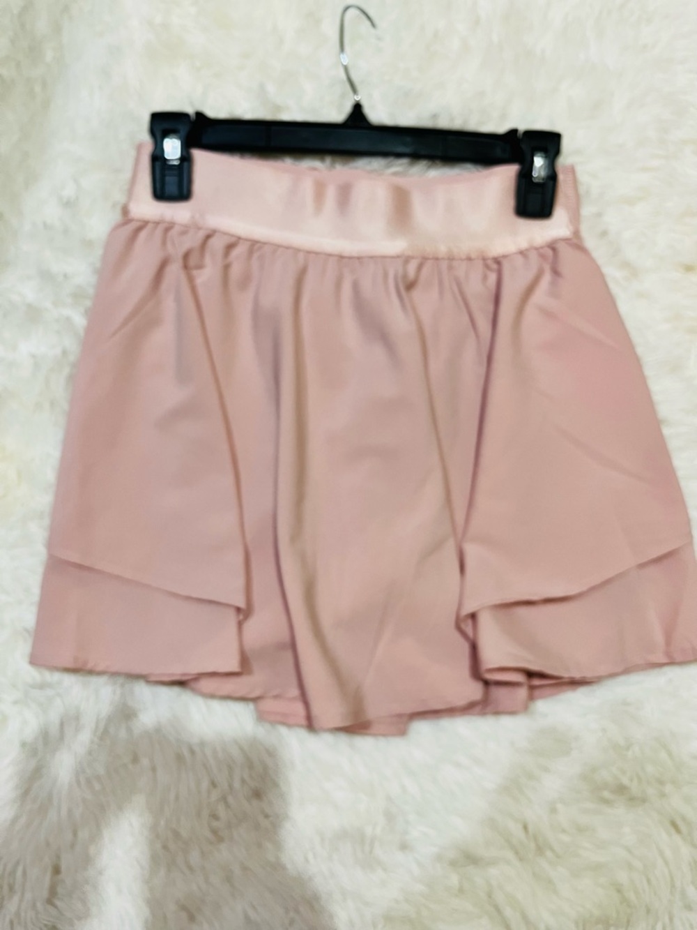 90 Degree By Reflex Dusty Rose Layered Skirt